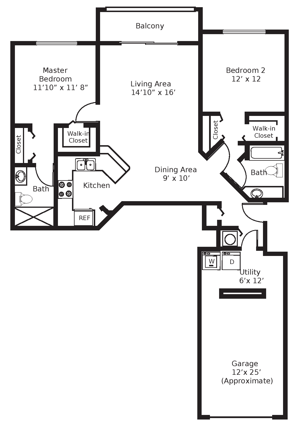 Rosewood floor plan